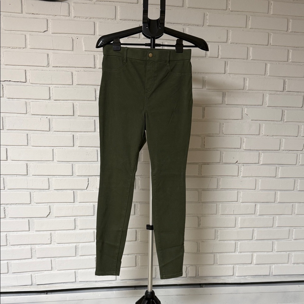 Olive Green Skinny Pants